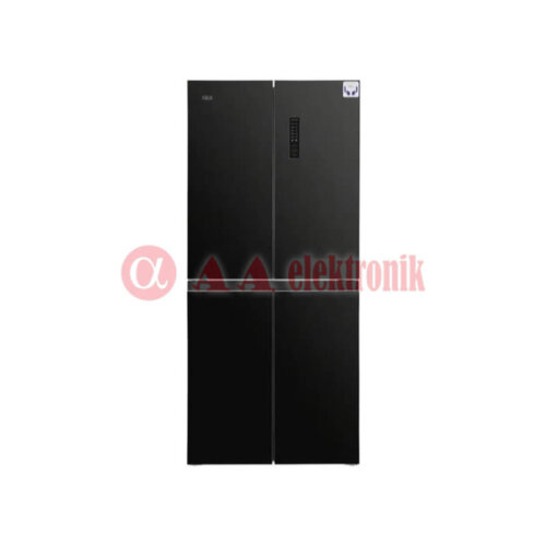 Kulkas Gea G4D-404 Black Glass (Inverter)